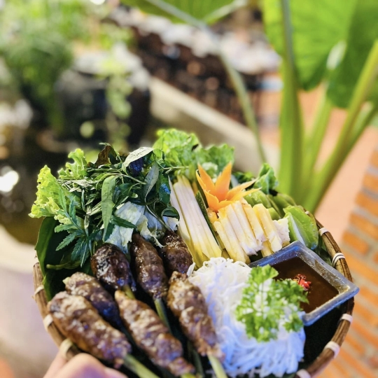 BÒ NƯỚNG MỠ CHÀI