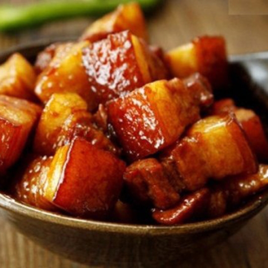 THỊT HEO LUÔC MẮM TÔM